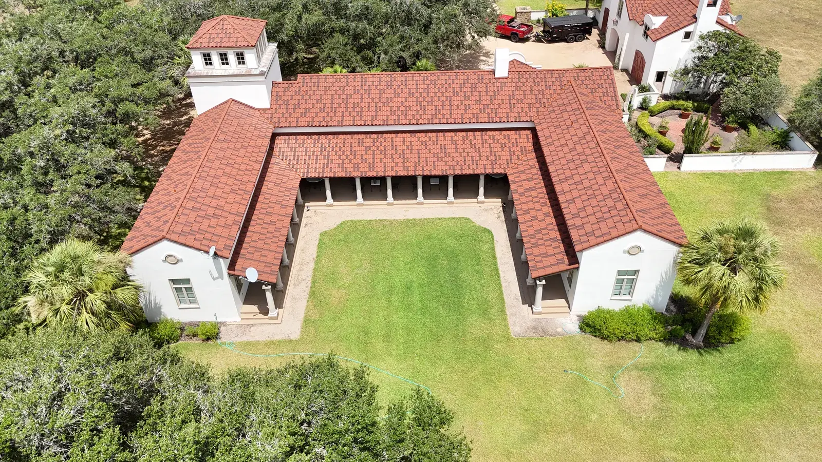 DECRA Villa Tile roof installation Austin TX
